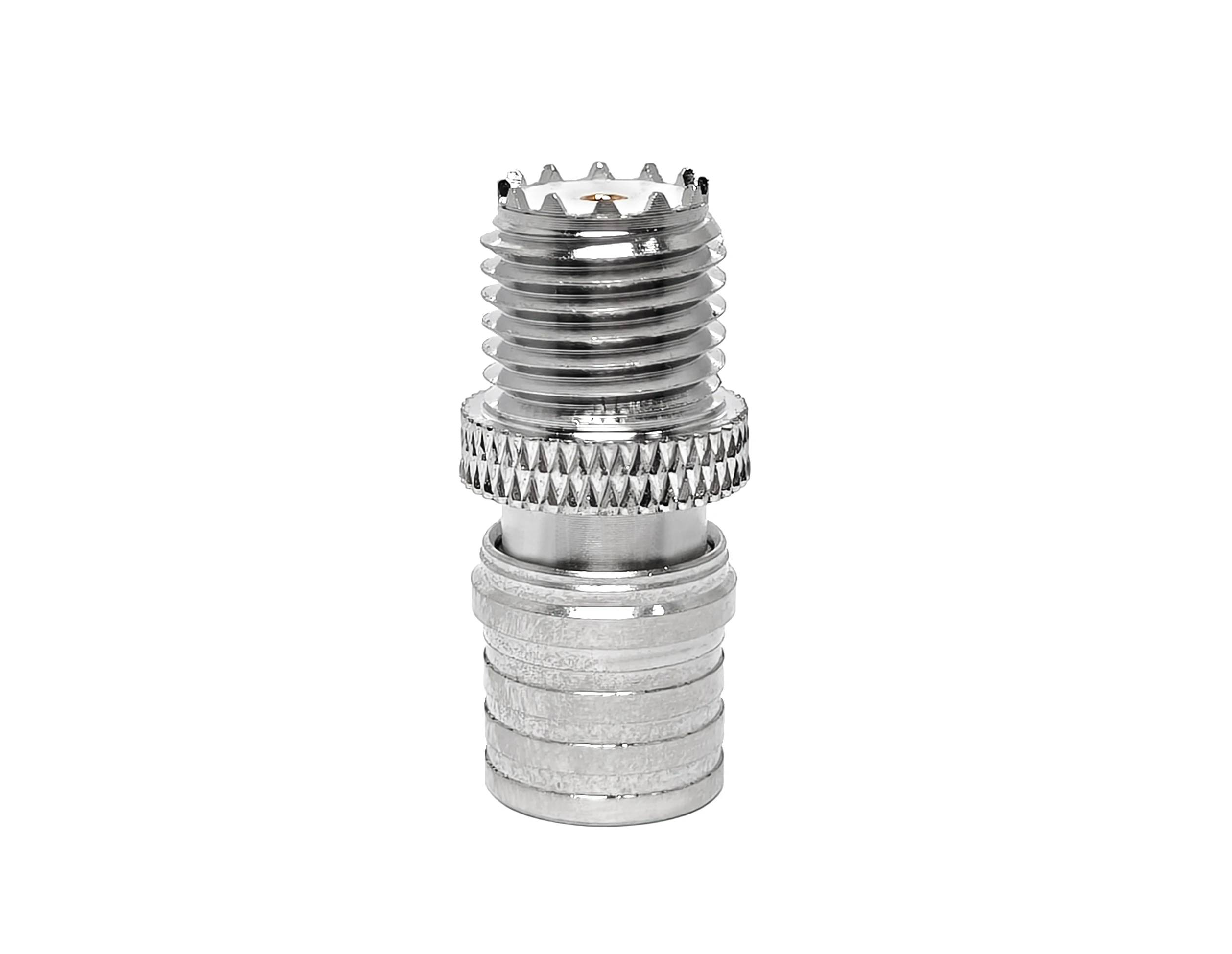 Großhandel QMA-Stecker auf Mini-UHF-Buchse, Adapter 50 Ohm, HF-Koaxialstecker für WiFi-Router, Drohnen und Kommunikationsanwendungen