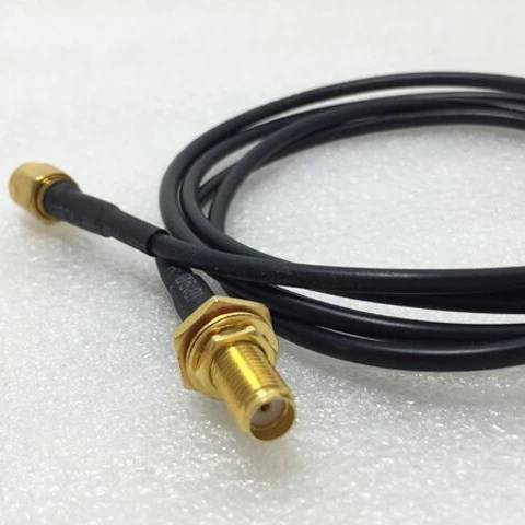 Factory Supply Coaxial Copper Connector N Male/Female to SMA Male/Female Low Loss RG58 Cable Assembly with PVC Jacket