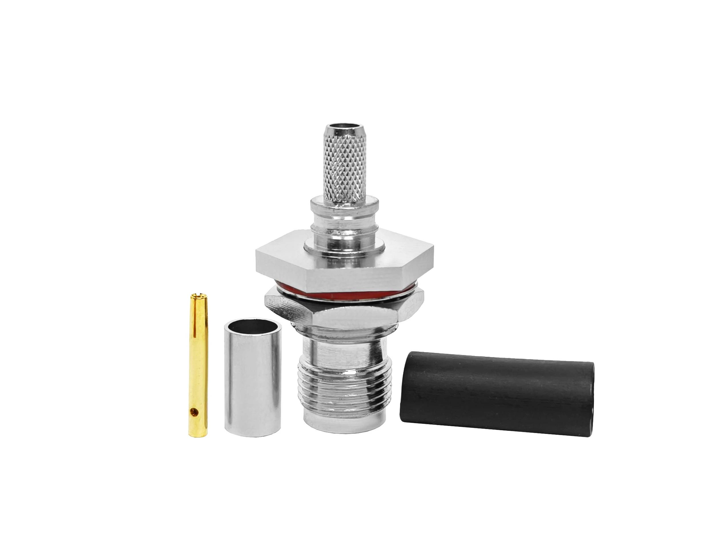 Heavy-Duty RF Copper TNC Plug for LMR600 & More