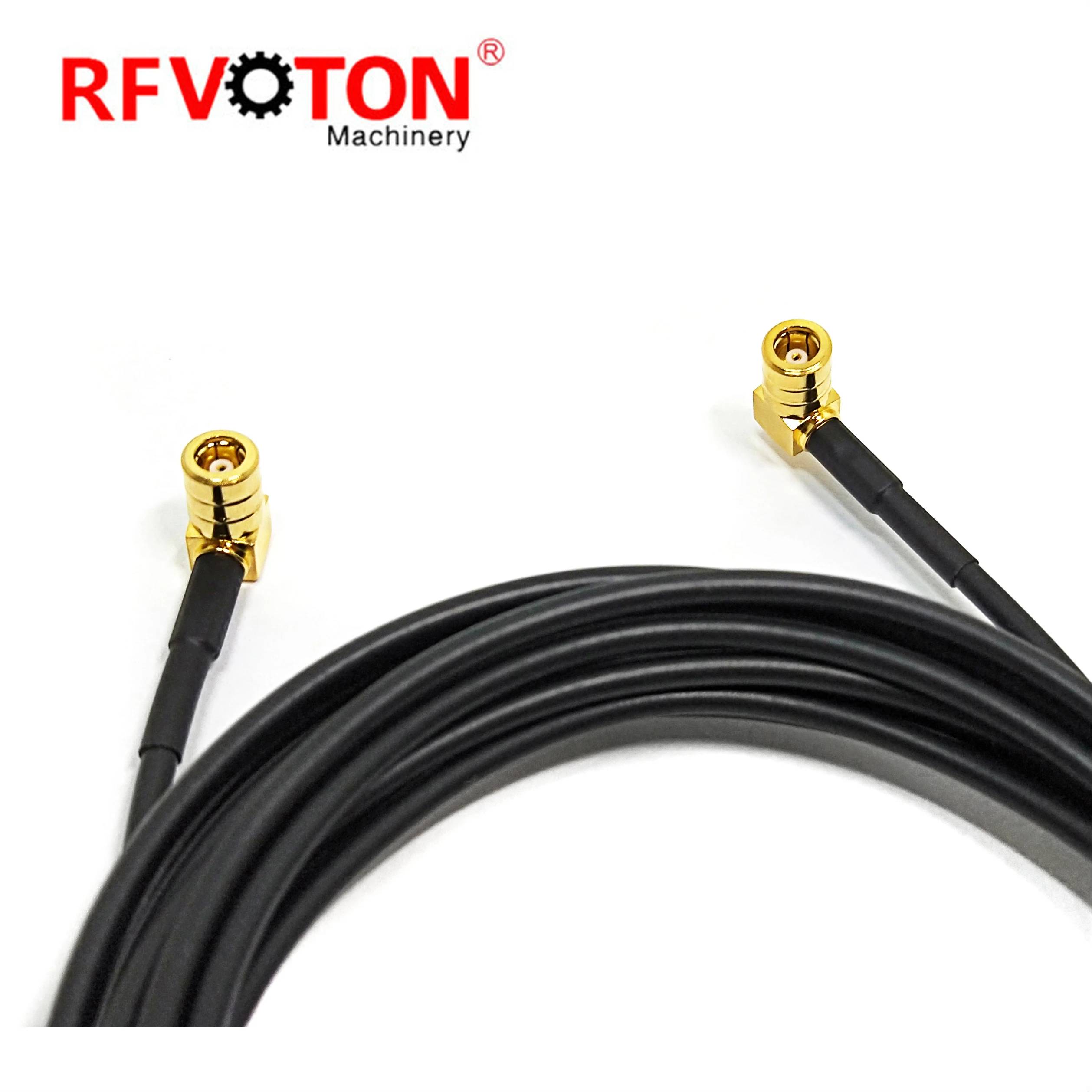 Rfvoton 2,1 m SMB-Buchse, rechtwinklig, 90 Grad, RA, Rg174-Kabelstecker, Crimp-HF-Koaxialstecker