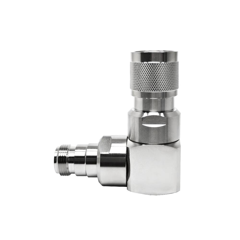 Factory Outlet HN-Stecker rechtwinklig auf N-Buchse, RF-Koaxialstecker für Funk-Telekommunikationsgeräte und Kommunikation