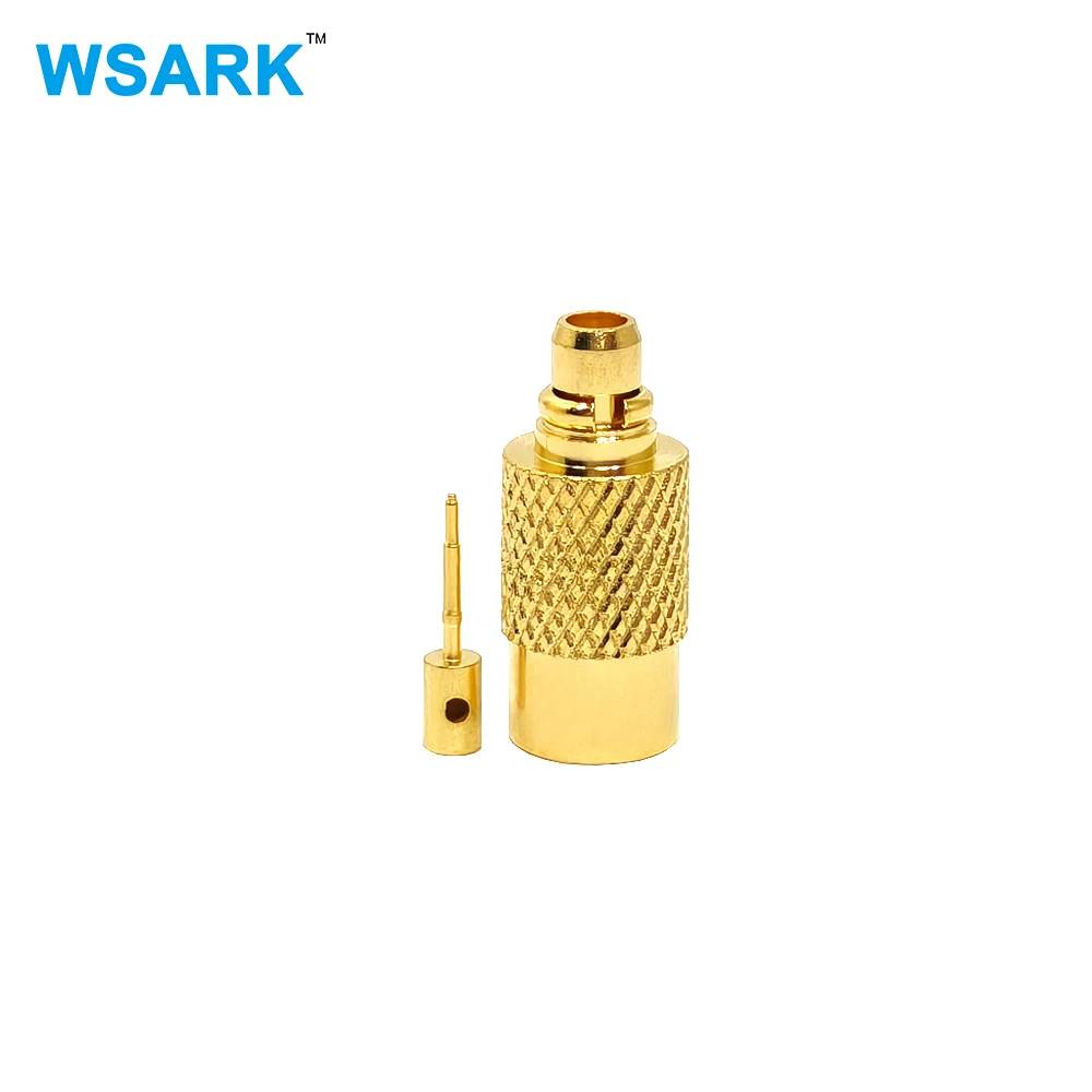 WSARK RF RG402 جودة عالية MMCX موصل قابس ذكر لكابل RG402