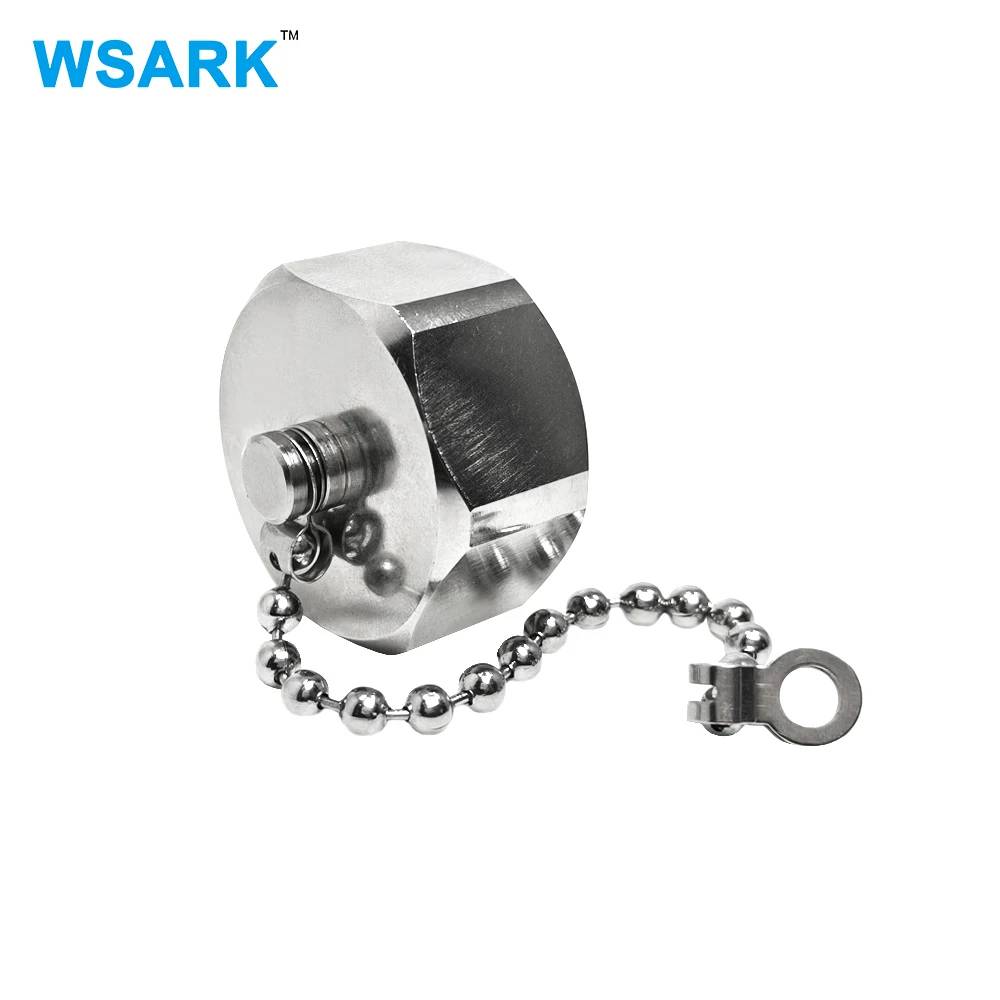 Dust and Moisture Resistant Cap for 7-16DIN Male Universal Metal Dust Cap With Chain RF Coxial Connector