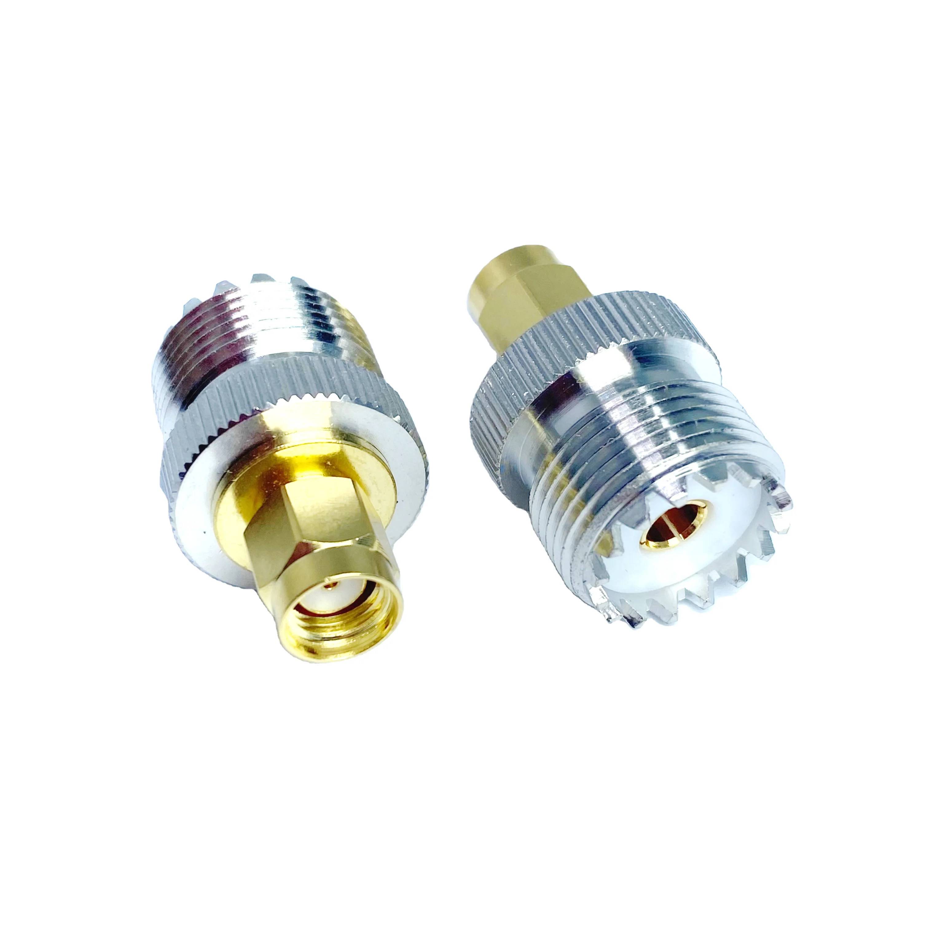 UHF-Stecker auf RPSMA-Stecker-Adapter mit Kupferkontakt IP55 für drahtlose Router-CCTV-Kamera