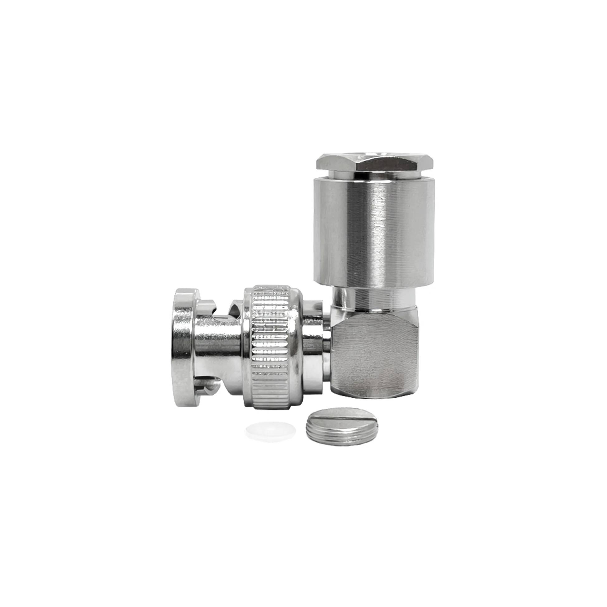 RF-Koaxial-BNC-Stecker, rechtwinklig, Schutzart IP66