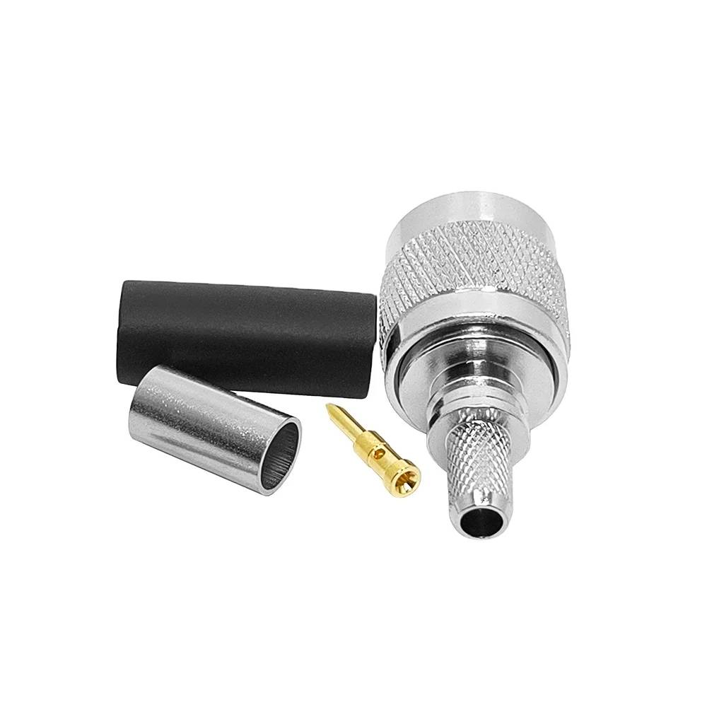 RF gerader wasserdichter lötfreier TNC-Stecker Crimp (EZ) SMA-Stecker für 200 RG58 195 Koaxialkabel
