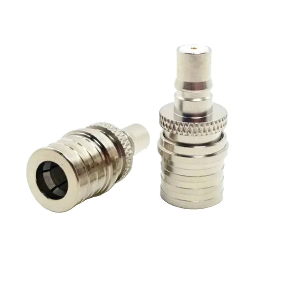 Stecker Qma-Stecker auf Qma-Buchse, Adapter QMA-JK, gerader 50-Ohm-Konverter, Koaxial-Messing