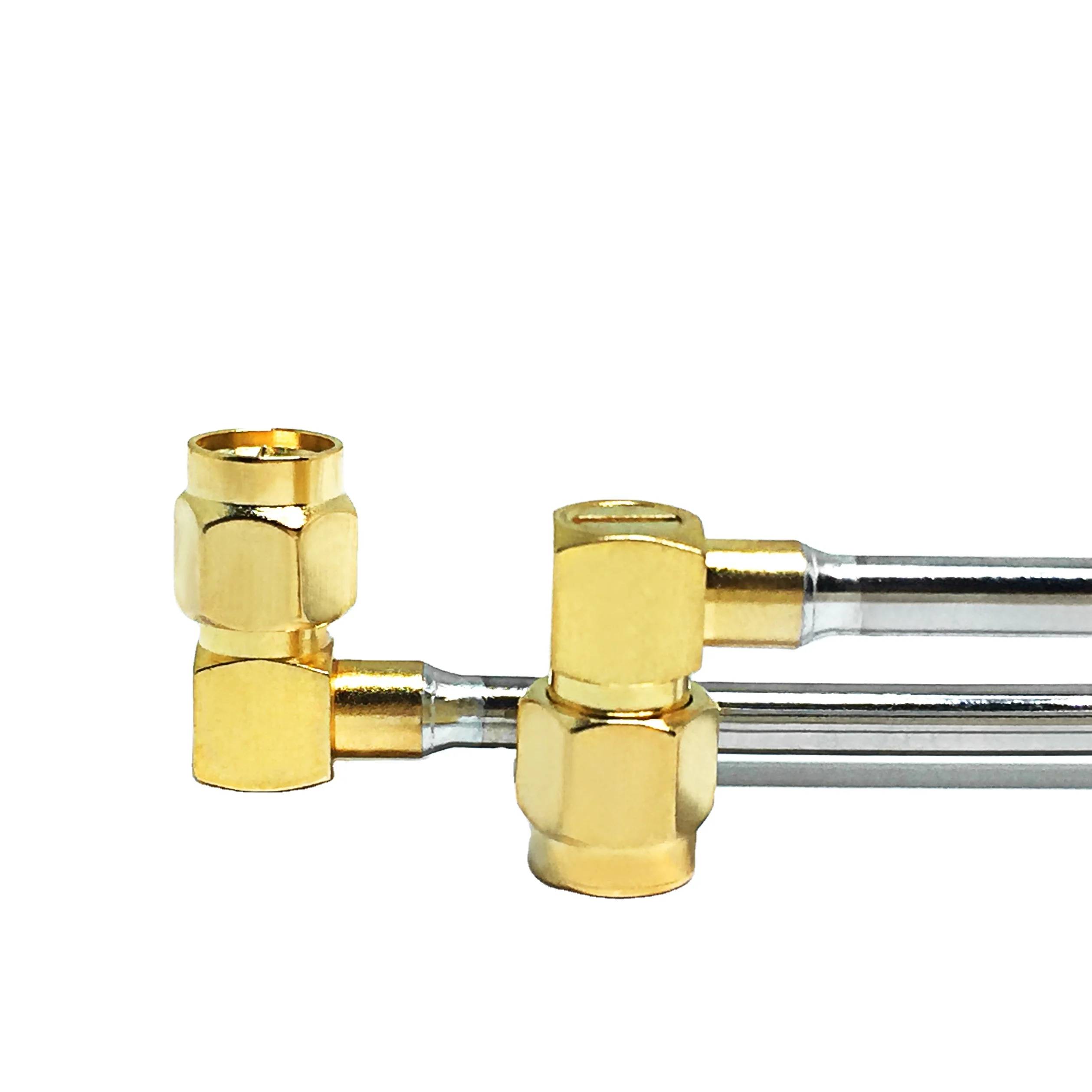 RG402 N-Koaxial-Überbrückungskabel, konfektioniert, 50 Ohm, halbes Halbstahlkabel mit PVC-Ummantelung aus Kupfer