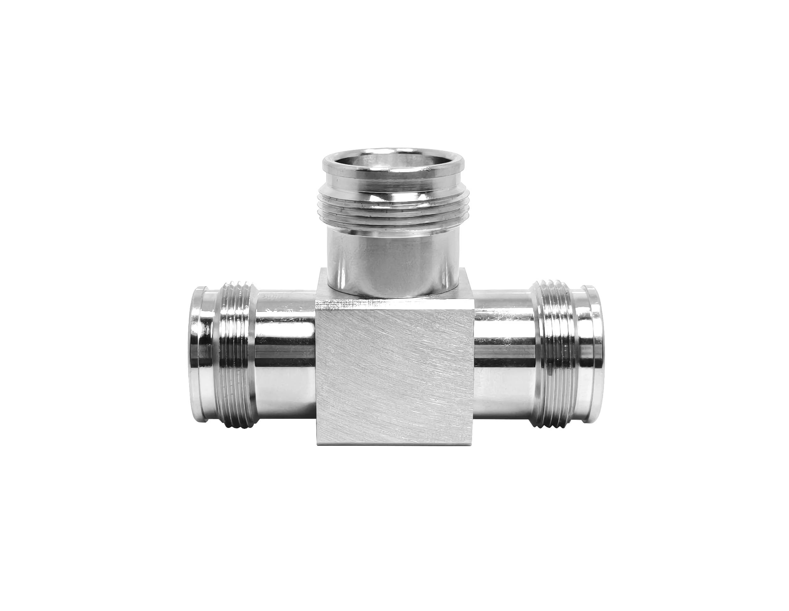 High Frequency RFVOTON Brass Mini Din Adapter for Low Loss Connectivity