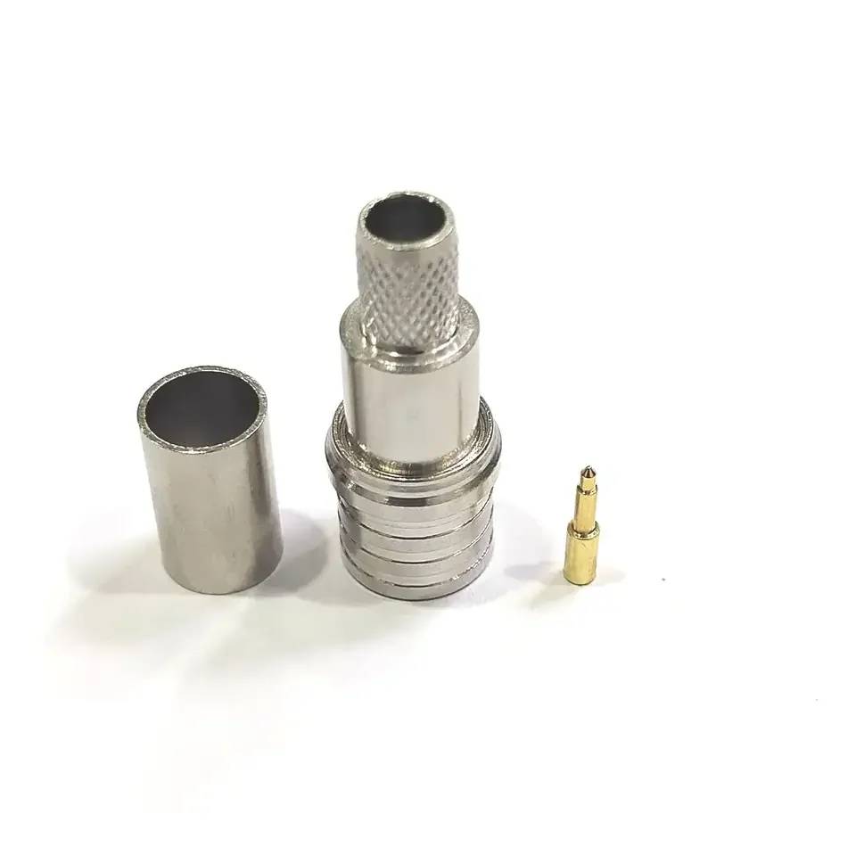 Fabrik Großhandel QMA Stecker Gerade 240 RF Koaxialkabel Stecker Hochwertige Steckverbinder