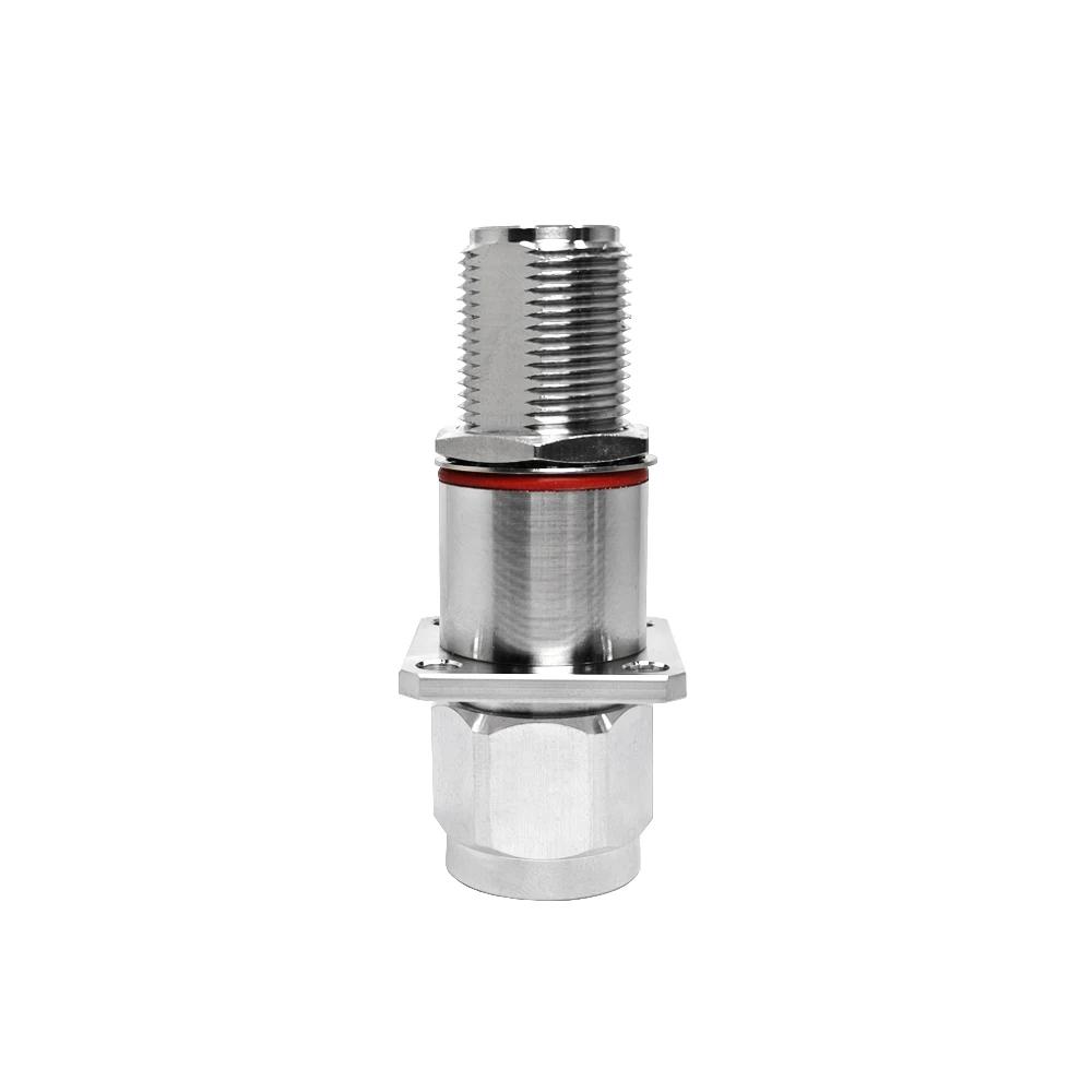 WSARK N Male 4-Hole Flange N Female Bulkhead 0-6GHz Gas Lightning Arrester Lightning Protection Base Station Antenna RF Systems