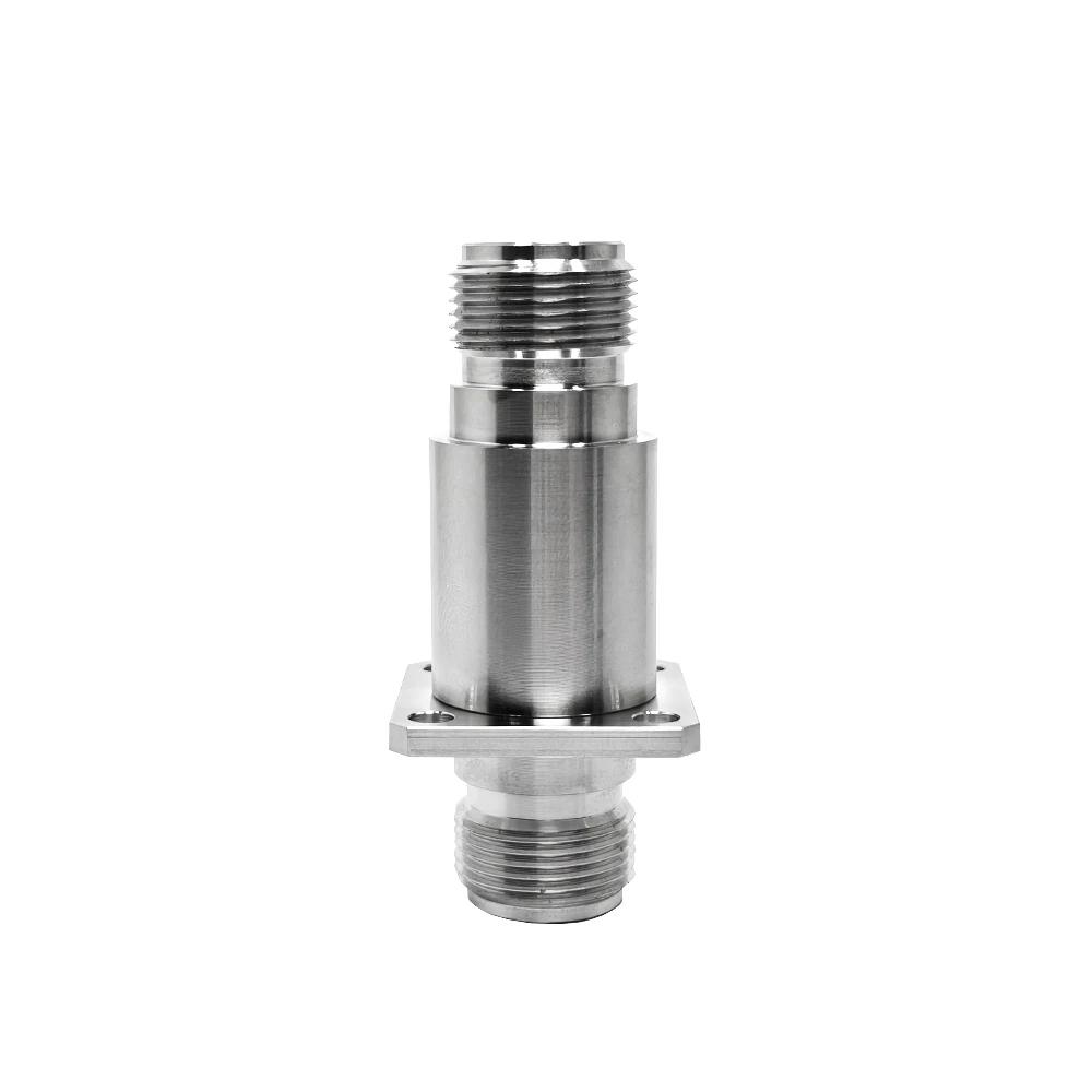 N Female 4-Hole Flange N Female 0-6GHz Gas Lightning Arrester Surge Protector ISO9001/CE Certified 20kA for Base Station Antenna